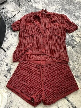 Zara crocheted set